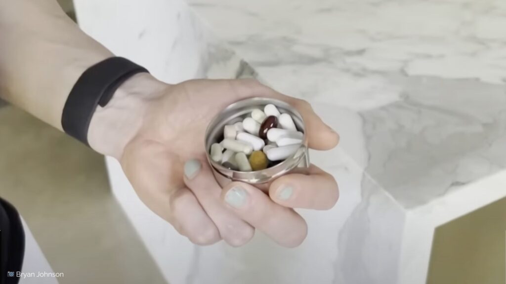 Bryan Johnson Supplement Box
