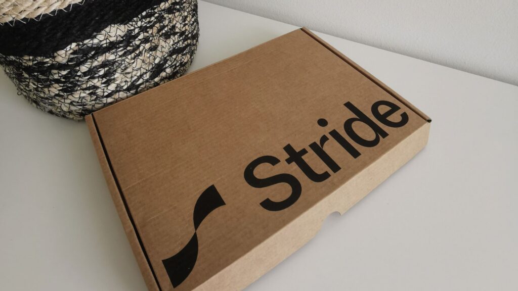 Stride DNA Methylierungstest Verpackung auf einem weißen Untergrund
