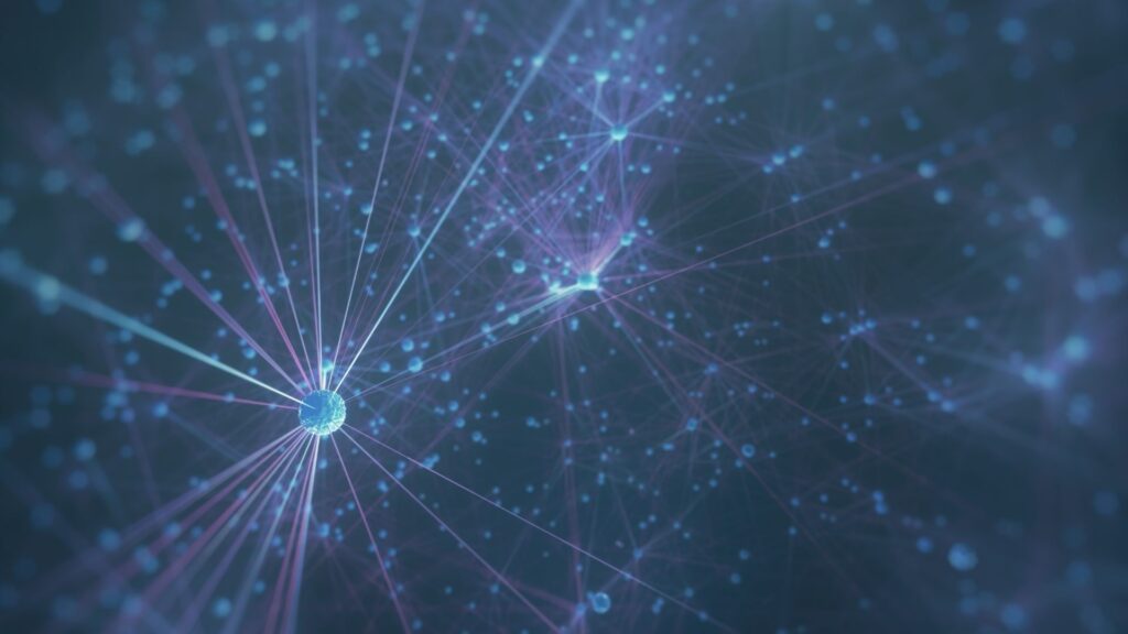 Visualisierung bioelektrischer Kommunikation im Körper - das Prinzip hinter FSM und Mikrostromtherapie.