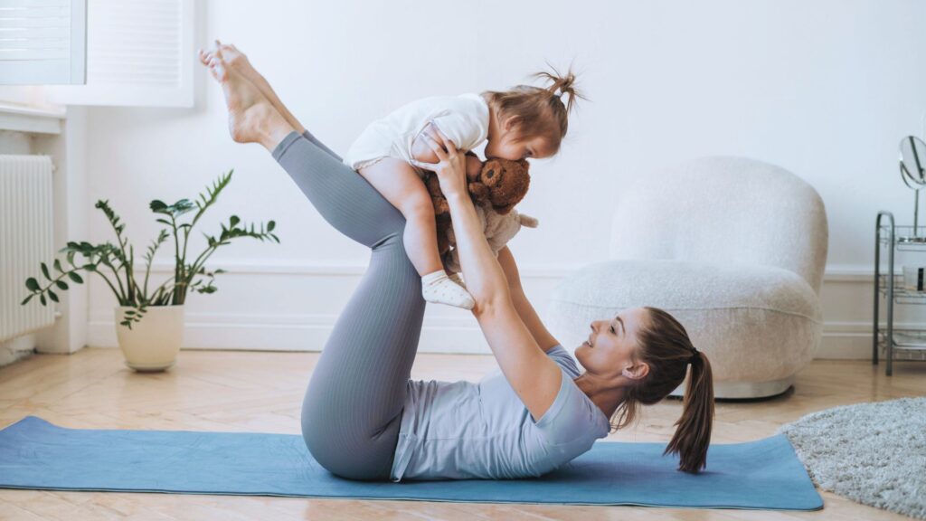 Flexibles Trainingssystems als Teil minimalistischer Trainingsroutine als Vater